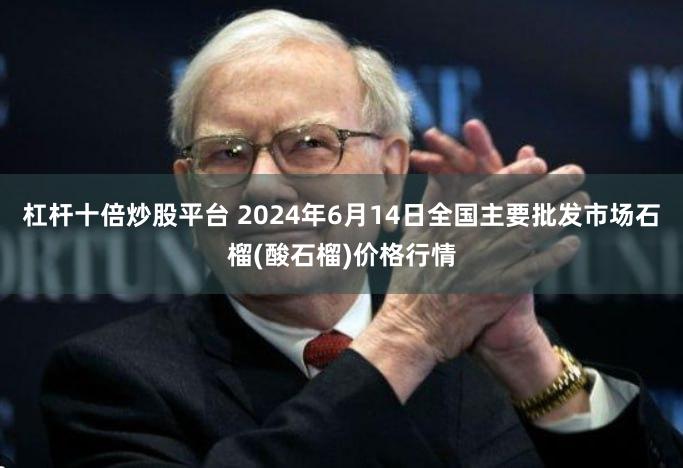杠杆十倍炒股平台 2024年6月14日全国主要批发市场石榴(酸石榴)价格行情