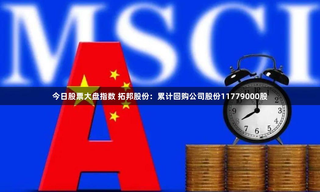 今日股票大盘指数 拓邦股份：累计回购公司股份11779000股