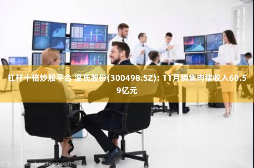 杠杆十倍炒股平台 温氏股份(300498.SZ): 11月销售肉猪收入60.59亿元